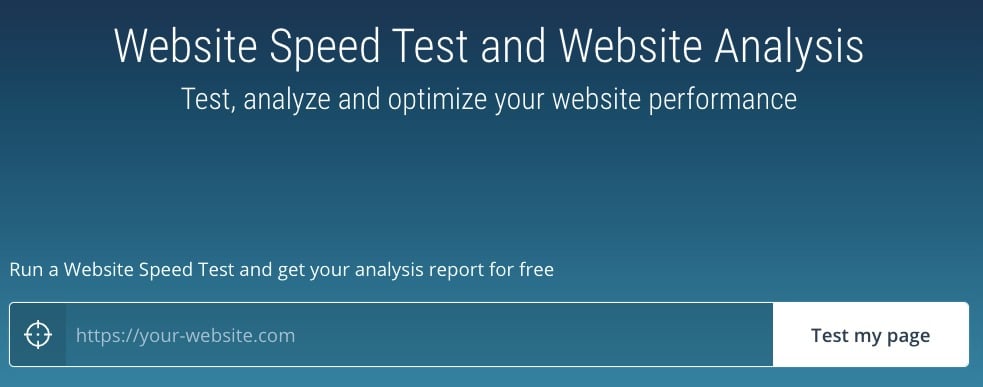 tools to run website speed test
